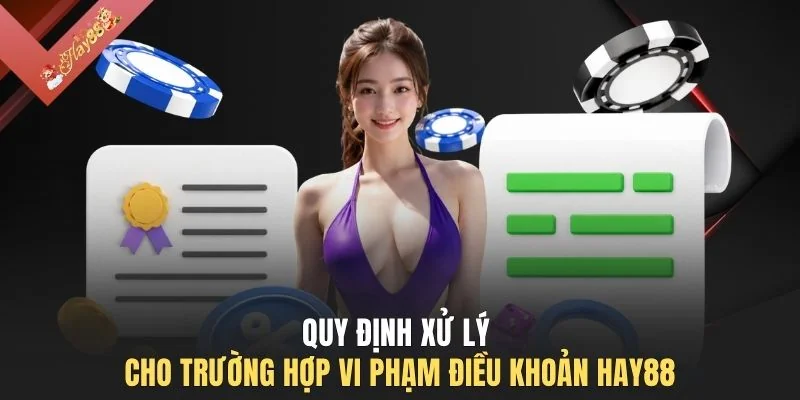 Quy định xử lý cho trường hợp vi phạm điều khoản HAY88